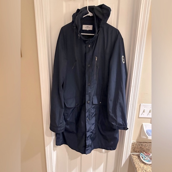 Coach Other - Men’s Coach raincoat XL Navy excellent condition
